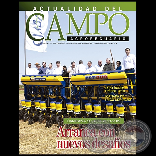CAMPO AGROPECUARIO - AÑO 18 - NÚMERO 207 - SETIEMBRE 2018 - REVISTA DIGITAL